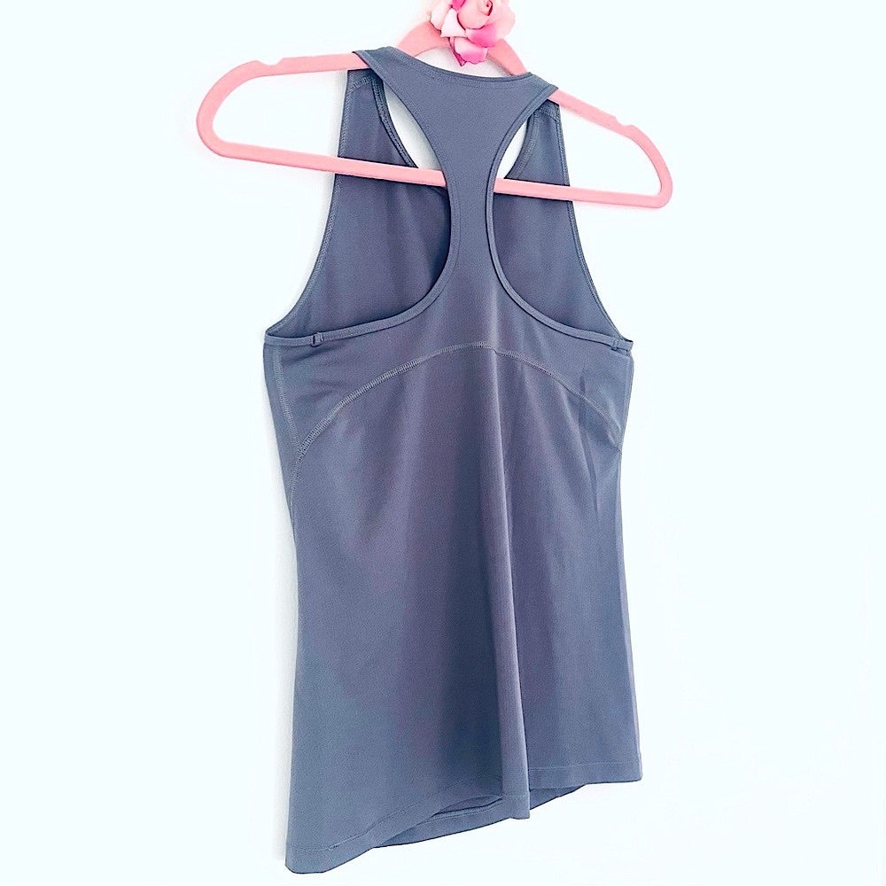 💕Nike Grey Dri-Fit Racerback Sports Tank Top SZ XS - Picture 2 of 7